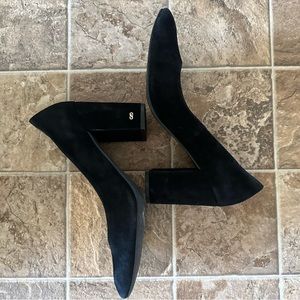 Cole Haan Black Suede Pumps
